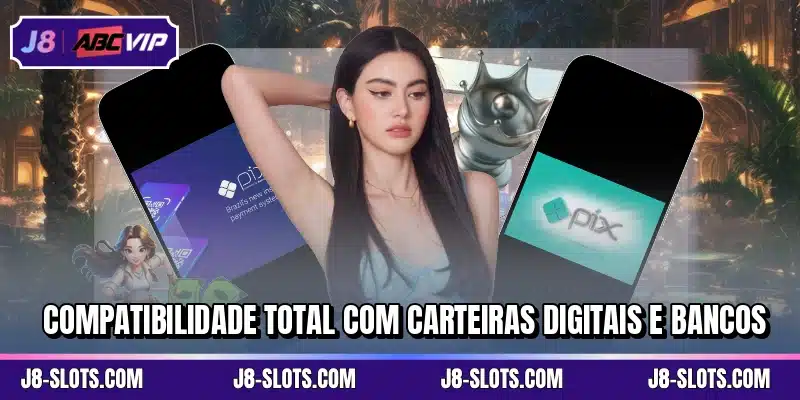 Compatibilidade total com carteiras digitais e bancos
