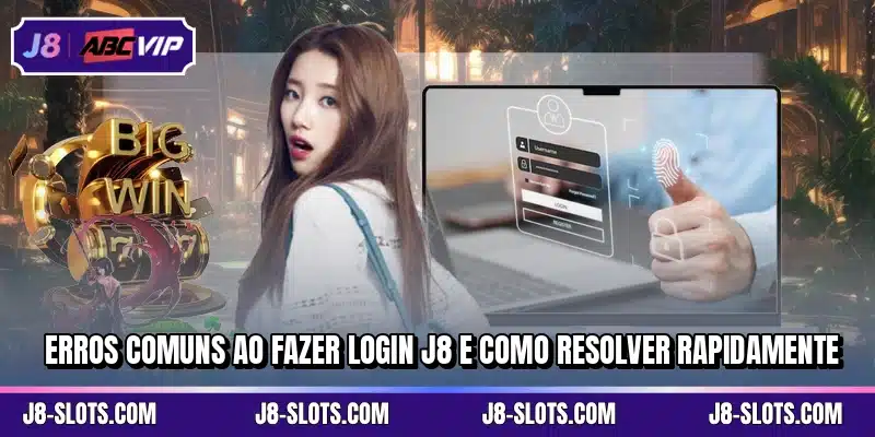 Erros comuns ao fazer login J8 e como resolver rapidamente