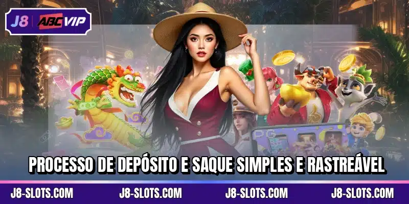 Processo de depósito e saque simples e rastreável