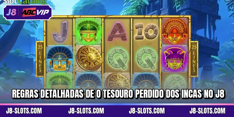 Regras detalhadas de O Tesouro Perdido dos Incas no J8