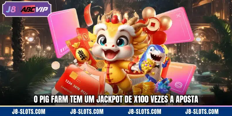 O Pig Farm tem um Jackpot de x100 vezes a aposta